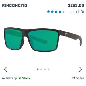 Costa Del Mar sunglasses rinconcito 580
